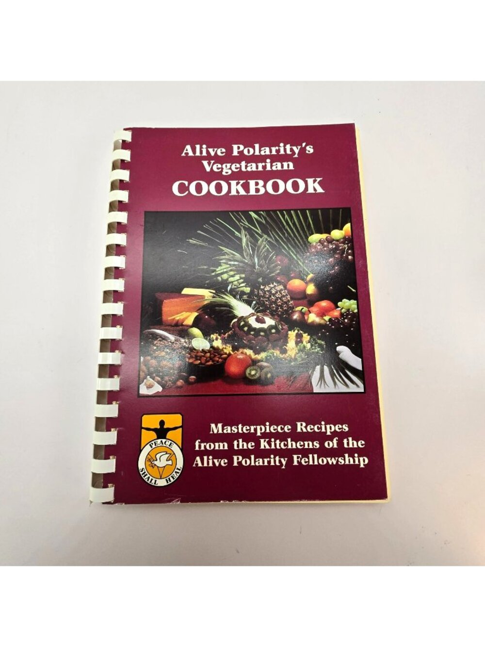 Alive Polaritys Vegetarian Cookbook Spiral Bound 1985 Vintage Recipes CM17238